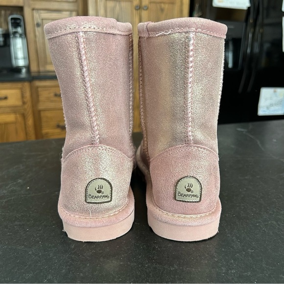 Bearpaw | Elle Exotic Youth Pink Glitter | Youth size 3 - Picture 4 of 7